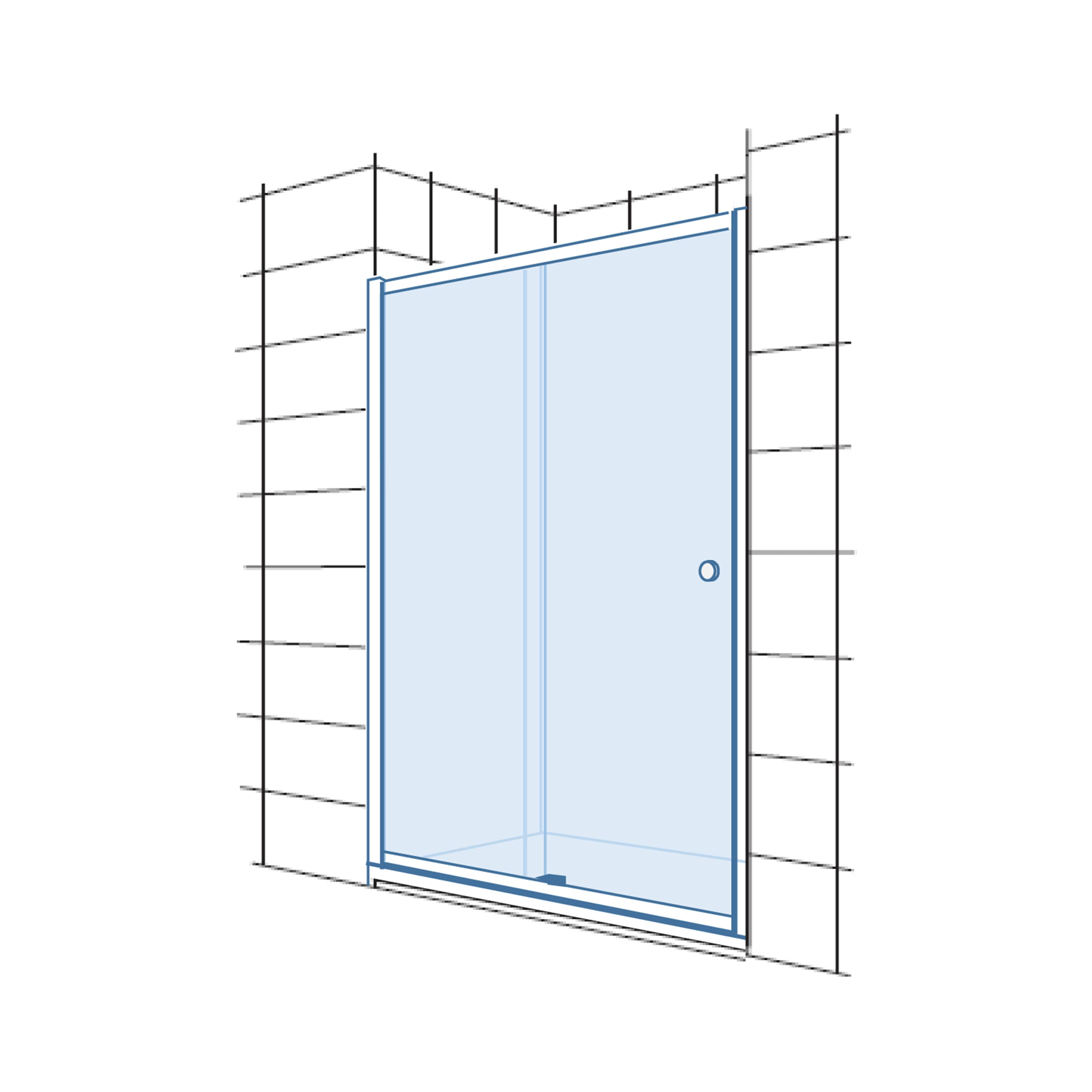 Zuhanykabin tolóajt Ponta H242515...6681 Jika