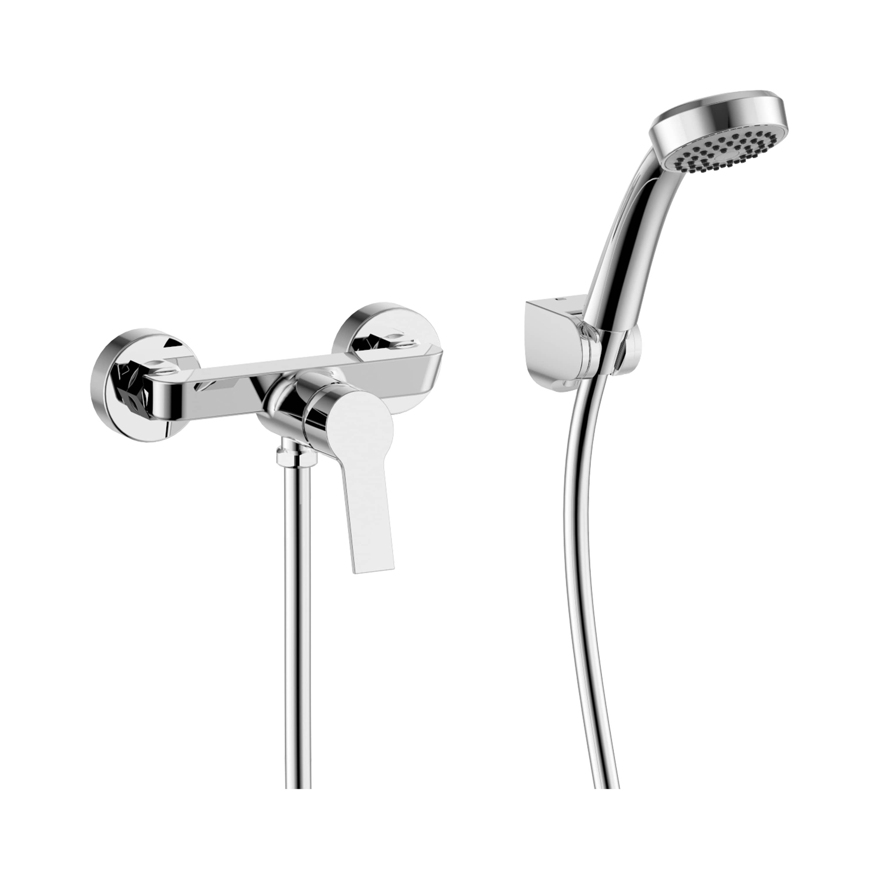 Zuhany csaptelep Krómozott fényes Cubix H3312I70041311 Jika