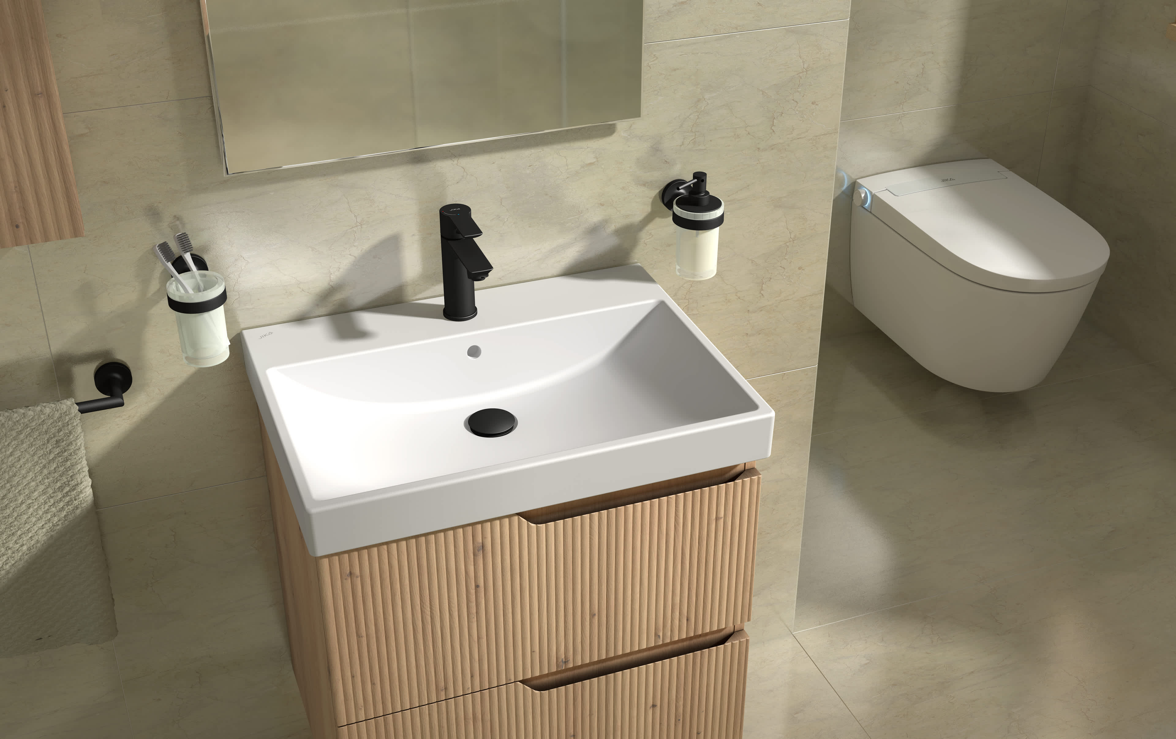 Cubito Style WC és bidé kollekciók Jika